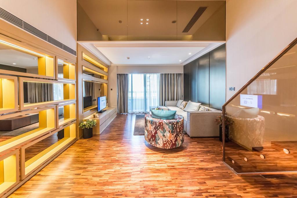 一呆公寓广州保利中达店 Kanton Exterior foto