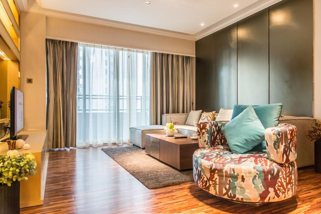 一呆公寓广州保利中达店 Kanton Exterior foto